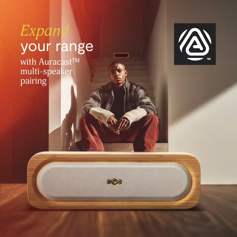 MARLEY Get Together 3 belaidis Bluetooth garsiakalbis, Signature Black, 40W, IP67