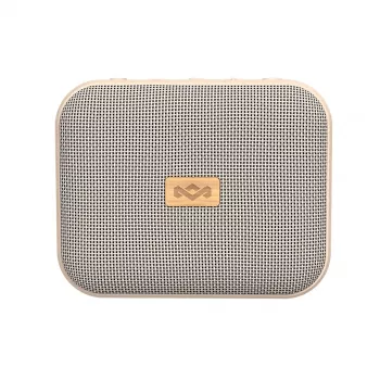 Marley Jammin nešiojamas Bluetooth garsiakalbis (kreminės spalvos) – IP67 atsparus vandeniui, 12H baterija, belaidis stereo poravimas