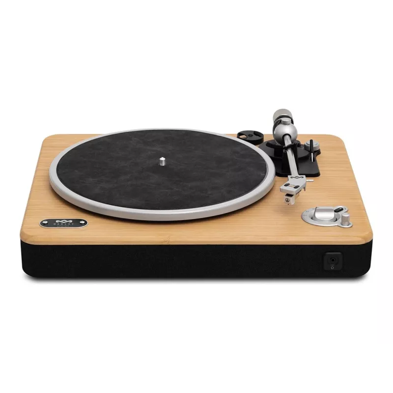 Marley Stir It Up Wireless 2 Bluetooth juostinės pavaros plokštelių grotuvas su bambukiniu pagrindu