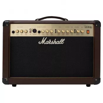Marshall AS50D 50W akustinis gitaros stiprintuvas - 2x8 colių garsiakalbiai, 2 kanalai, skaitmeniniai efektai