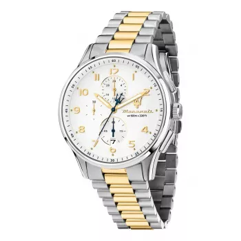Maserati vyriškas kvarcinis chronografo laikrodis R8873624003 44mm nerūdijantis plienas mėlynas ciferblatas