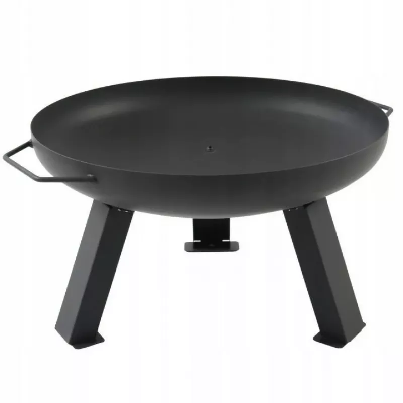 MASTER GRILL Sodo laužavietė 80 cm apvali plieninė juoda