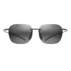 MAUI JIM Huelo akiniai nuo saulės 446-11M unisex 55/18/145 mm matiniai pilki Blue Hawaii poliarizuoti