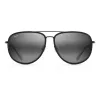 MAUI JIM Vyriški akiniai nuo saulės 554-02 - Matinis vėžlio kiauto rėmelis, HCL® Bronziniai lęšiai, PolarizedPlus2®