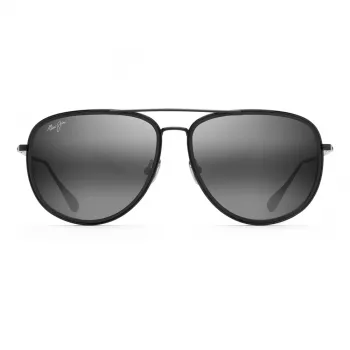 MAUI JIM Vyriški akiniai nuo saulės 554-02 - Matinis vėžlio kiauto rėmelis, HCL® Bronziniai lęšiai, PolarizedPlus2®