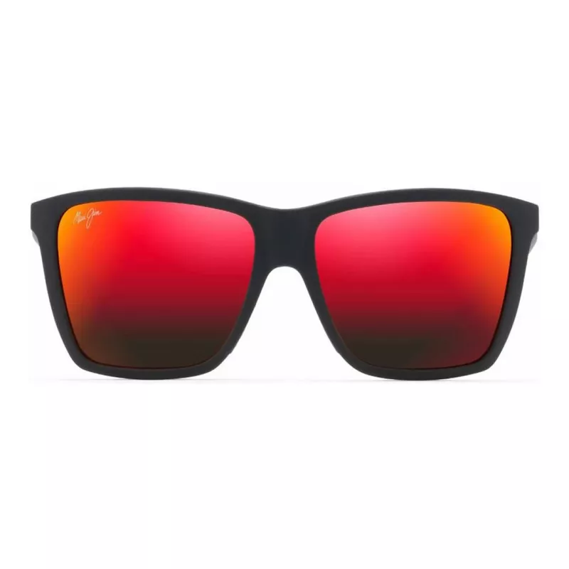 Maui Jim Red Sands Sunglasses RM864-02A Unisex 64mm Matte Black Frame Neutral Grey Lens