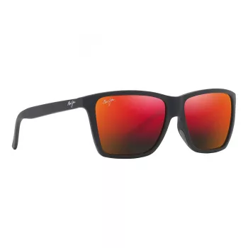 Maui Jim Red Sands Sunglasses RM864-02A Unisex 64mm Matte Black Frame Neutral Grey Lens