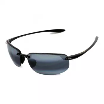 MAUI JIM Unisex akiniai nuo saulės 407-02 Mauna Kea Gloss Black Neutral Grey Polarized 64mm