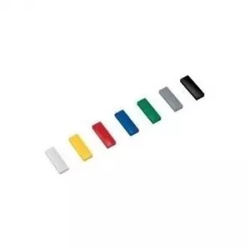 MAUL HEBEL vientisinis magnetas, 1,0 kg laikymo jėga, stačiakampis 54 x 19 mm, juodas, atsparus lūžimui plastikas 61650-90