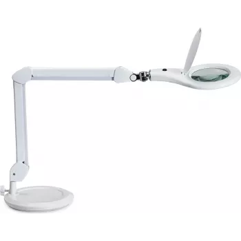 MAUL LED didinamoji lempa Makro su stovo pagrindu balta