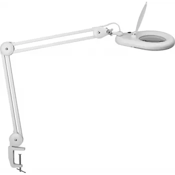 MAUL LED didinamoji lempa Viso su spaustuku, 10W, 900lm, 6500K, 5 dioptrijų, juoda