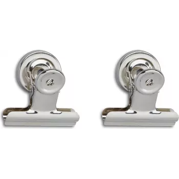MAUL raidžių segtukas su stipriu magnetu, 50 mm, nikeliuotas metalas, 20 mm suspaudimo plotis, 1 vnt. 2185096