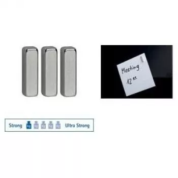 MAUL neodimio strypo magnetai 4 x 15 x 4 mm, nikeliuoti, 2 kg laikymo jėga, 1 vnt. 6169096