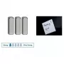 MAUL neodimio strypo magnetai 4 x 15 x 4 mm, nikeliuoti, 2 kg laikymo jėga, 1 vnt. 6169096