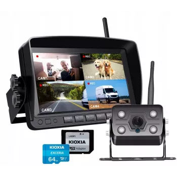 MBG line atbulinės eigos kameros rinkinys su 7 inch monitoriumi SNR-X77+607T1