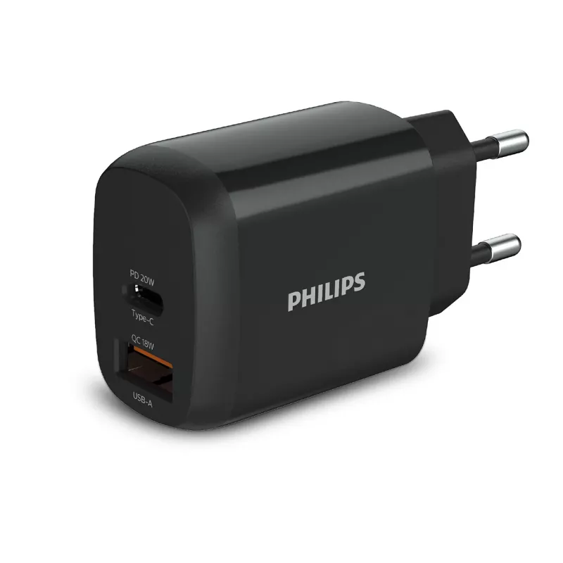 MCL Samar PHILIPS 18W AC įkroviklis USB-C PD baltas