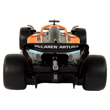 McLaren F1 nuotoliniu valdymu valdomas lenktyninis automobilis Rastar oranžinis 1:12