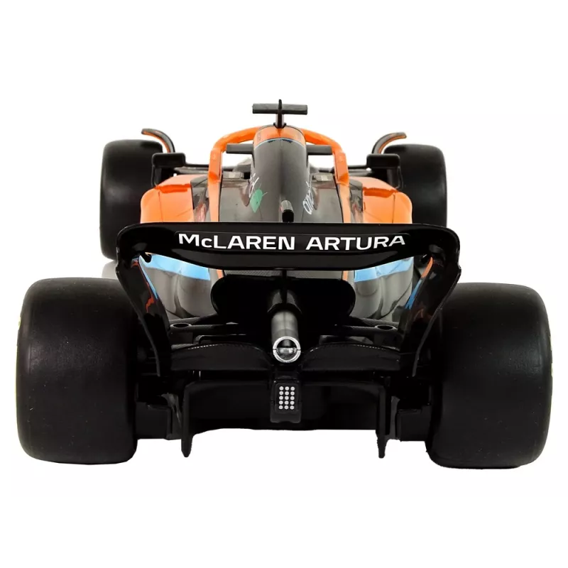 McLaren F1 nuotoliniu valdymu valdomas lenktyninis automobilis Rastar oranžinis 1:12