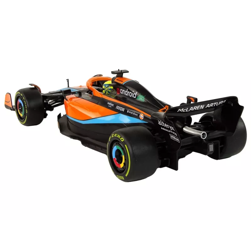 McLaren F1 nuotoliniu valdymu valdomas lenktyninis automobilis Rastar oranžinis 1:12