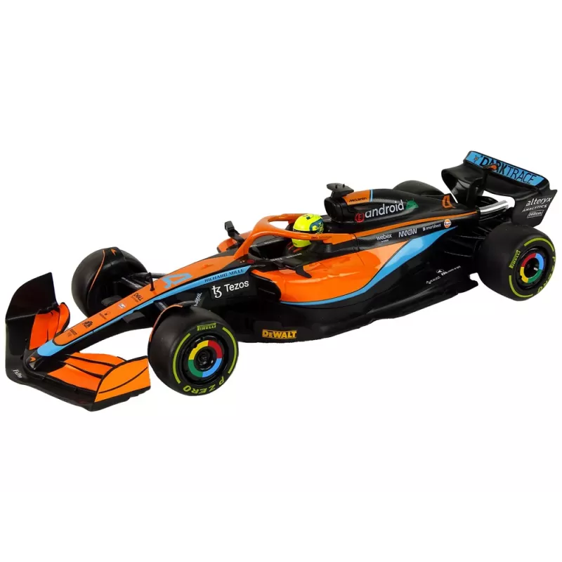 McLaren F1 nuotoliniu valdymu valdomas lenktyninis automobilis Rastar oranžinis 1:12