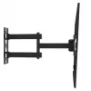 MCN Maclean MC-191 Full Motion TV laikiklis sienai, 32-55 inch ekranams, VESA 400x400, 30 kg, juodas