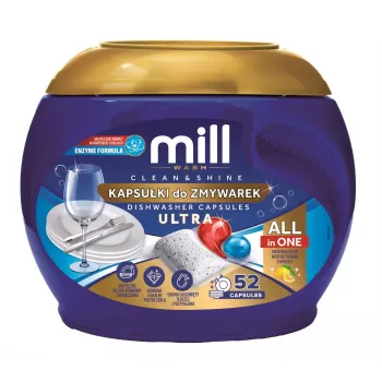 MD2 MILL indaplovių kapsulės CLEAN&SHINE Ultra 52 vnt. 3K.S