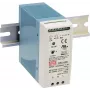 MEAN WELL DRC-100B 96,6 W DIN bėgio maitinimo šaltinis su UPS funkcija ir akumuliatoriaus įkrovikliu, 24 V DC 4 A, 90–264 V AC įėjimas, mėlynas/baltas