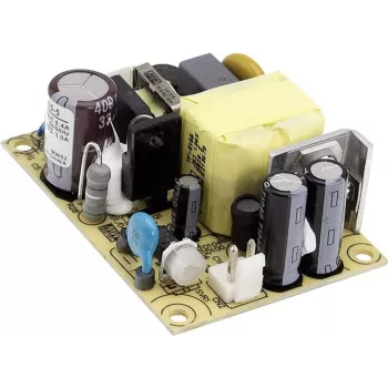 MEAN WELL EPS-15-12 15W 12V 1.25A vienos išėjimo įtampos atviro rėmo AC-DC maitinimo šaltinis