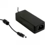 MEAN WELL GSM40A07-P1J medicininės klasės 40W AC/DC maitinimo šaltinis su 7,5 V DC išėjimu ir 2,1x5,5 mm cilindriniu kištuku