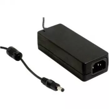 MEAN WELL GSM40A24-P1J medicininės klasės 40W 24V DC maitinimo šaltinio adapteris su 2,1x5,5mm kištuku