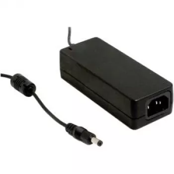 MEAN WELL GSM60A15-P1J 60W 15V 4A medicininis AC/DC maitinimo adapteris su 5,5x2,1 mm DC kištuku