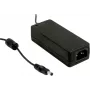 MEAN WELL GSM60A24-P1J 60W 24V 2.5A medicininis AC/DC maitinimo adapteris su P1J DC kištuku