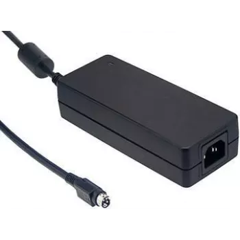 MEAN WELL GST120A48-R7B 120W 48V 2.5A stalinis AC/DC maitinimo šaltinis su 5.5x2.5mm DC kištuku