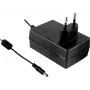 MEAN WELL GST36E12-P1J 36W 12V DC 3A ES kištukas AC/DC maitinimo adapteris su 5,5x2,1 mm cilindriniu jungtimi