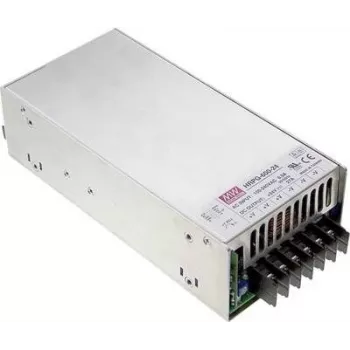 MEAN WELL HRP-600-24 - 648 W pramoninis maitinimo šaltinis, 24 VDC, aktyvusis PFC, 90 % efektyvumas