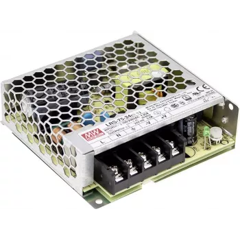 MEAN WELL LRS-75-15 75W 15V 5A uždaras perjungiamasis maitinimo šaltinis
