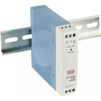 MEAN WELL MDR-10-5 DIN bėgio maitinimo šaltinis 5V DC 2A 10W