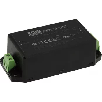 MEAN WELL MPM-90-24ST 90W 24V medicininės klasės AC/DC uždaromas maitinimo šaltinis