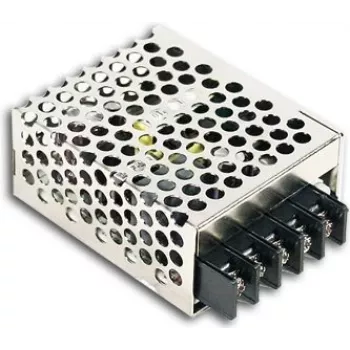 MEAN WELL RS-15-5 15W 5V 3A uždaras perjungiamasis maitinimo šaltinis