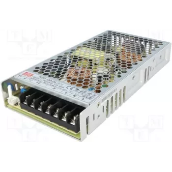 MEAN WELL RSP-150-24 150W 24V 6.25A uždaras maitinimo šaltinis su aktyviu PFC ir 1U žemu profiliu
