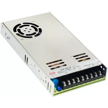 MEAN WELL RSP-320-24 320W 24V 13.4A uždaras perjungiamasis maitinimo šaltinis su PFC, 1U žemo profilio, 88-264V AC įėjimas