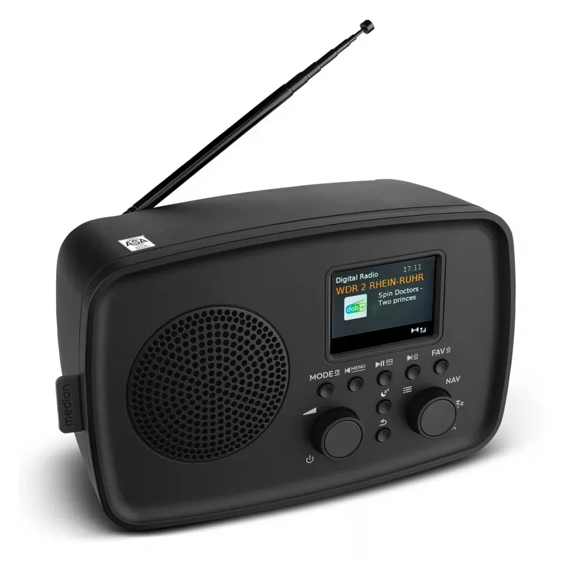 MEDION LIFE DAB+ Radijas DRE-1 Juodas