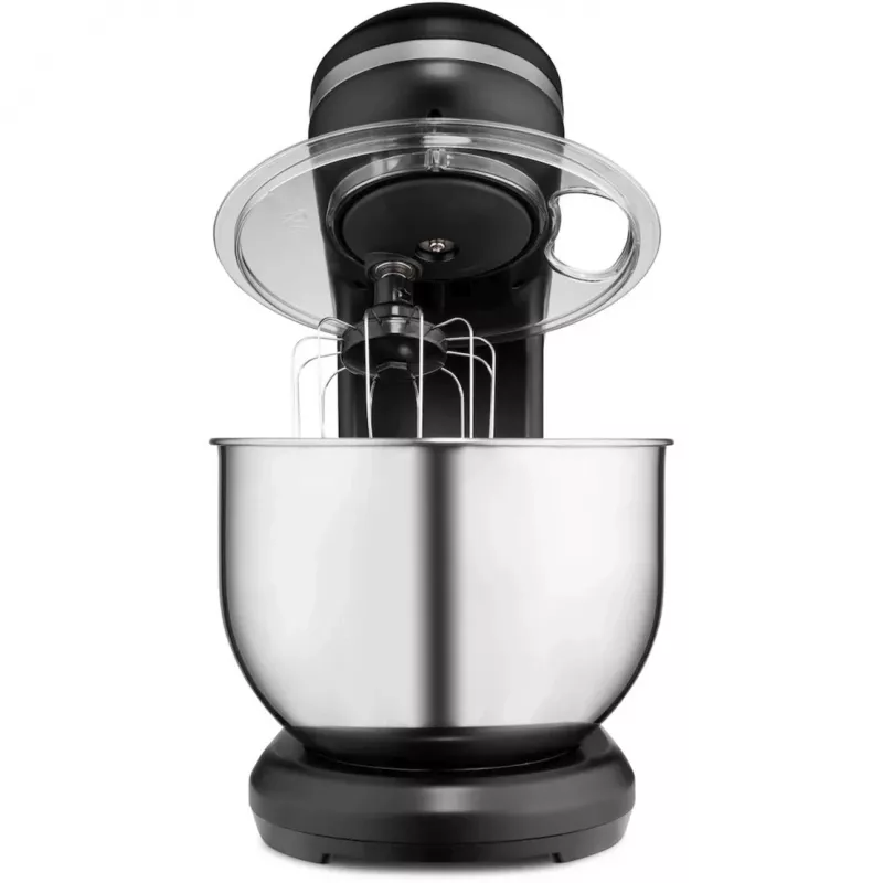 MEDION LIFE MD18420g Skaitmeninis virtuvės kombainas, 500 W variklis, 1000 W kaitinimas, 2,2 L dubuo, 10 greičių + turbo, LCD ekranas, nerūdijantis plienas, juoda