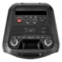 MEDION PE-1 Pure Party Speaker juoda - Bluetooth 5.0, 40W RMS, 2x 6,5 inch garsiakalbiai, karaokė, TWS, LED apšvietimas, Power Bank