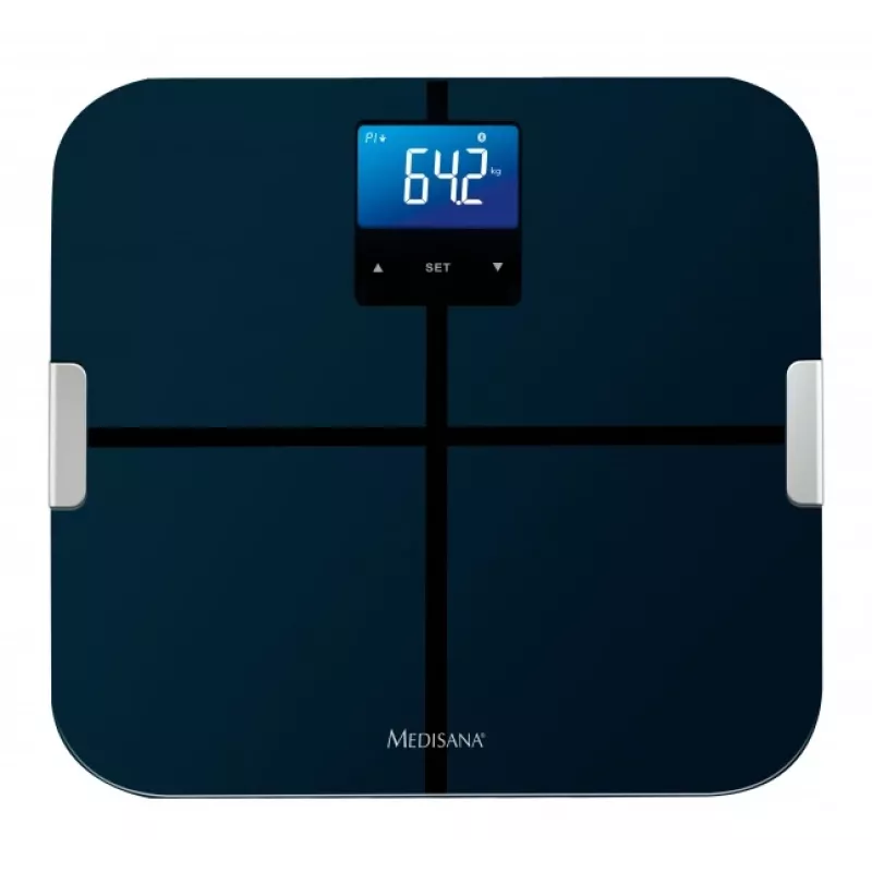 MEDISANA BS 440 Connect svarstyklės – išmanusis kūno sudėties analizatorius su Bluetooth