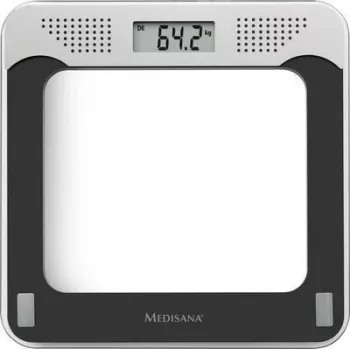 Medisana PS 425 skaitmeninės asmeninės svarstyklės 180 kg juodos pilkos stiklas 40448