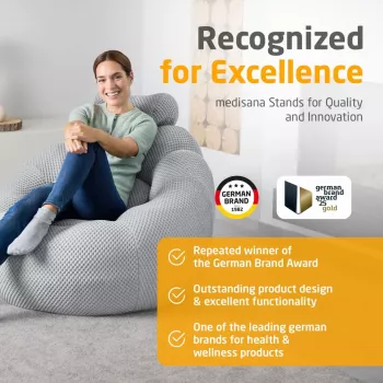 Medisana RS100 Bubble Sofa su masažu, pilka