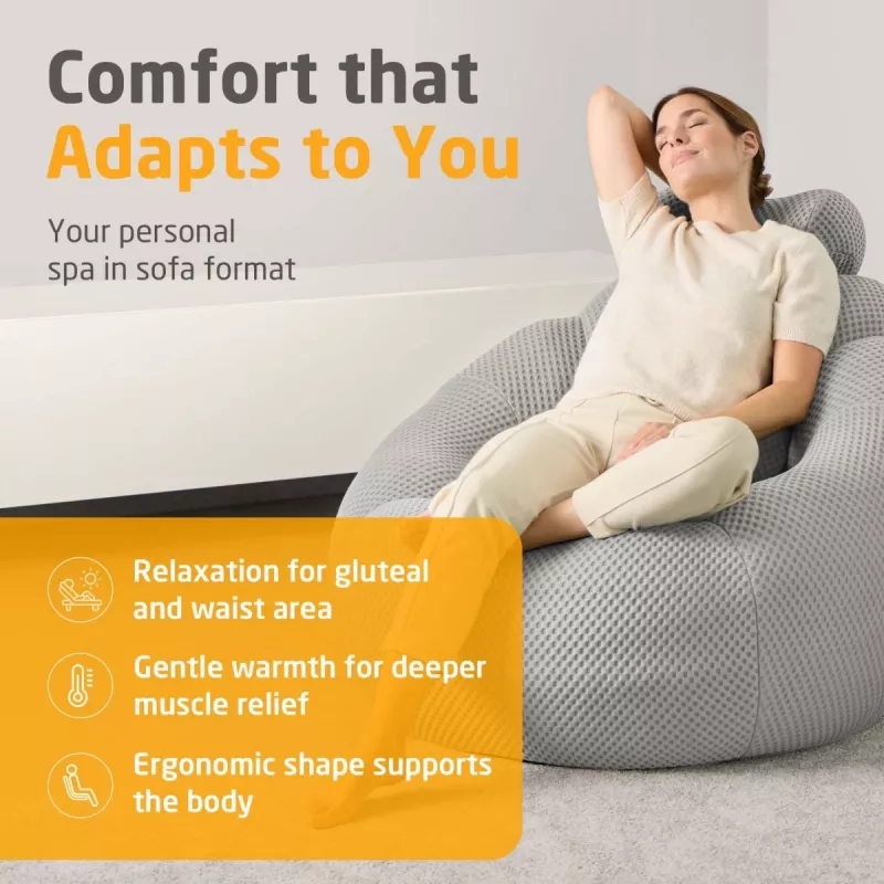 Medisana RS100 Bubble Sofa su masažu, pilka