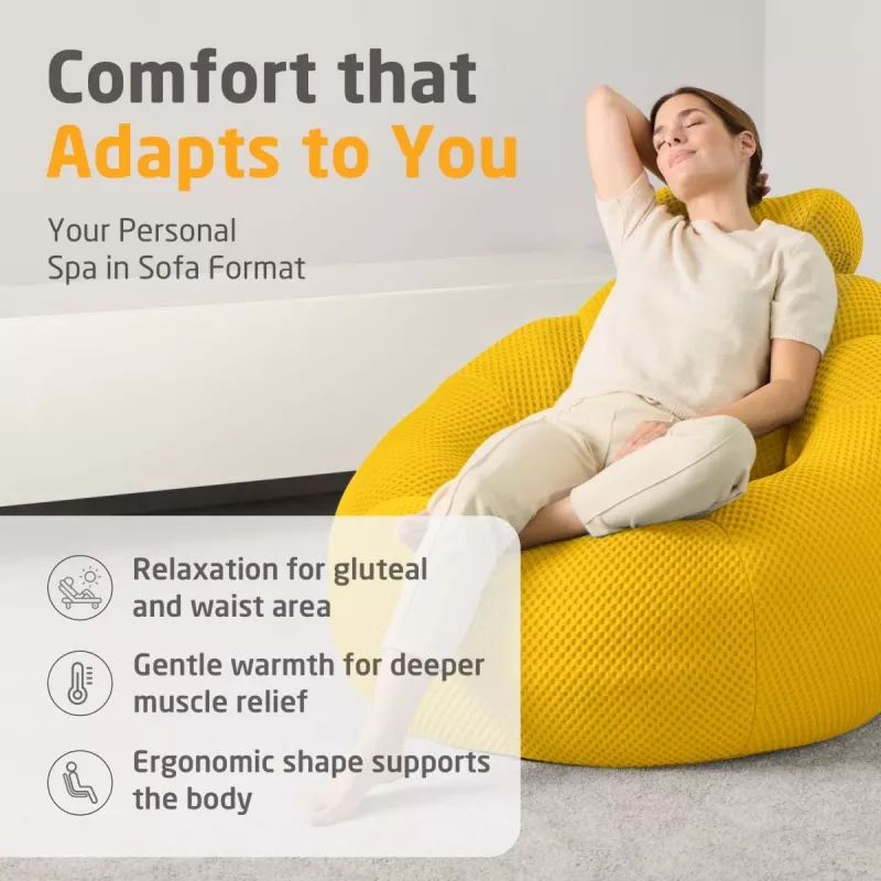 Medisana RS200 Bubble Sofa su Masažu Geltona