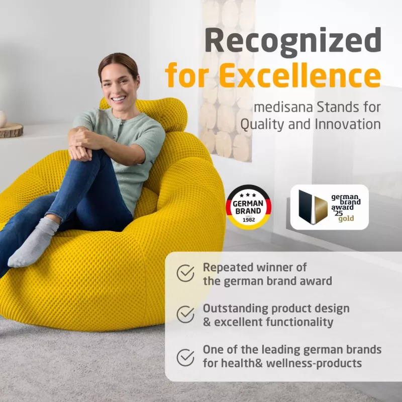 Medisana RS200 Bubble Sofa su Masažu Geltona